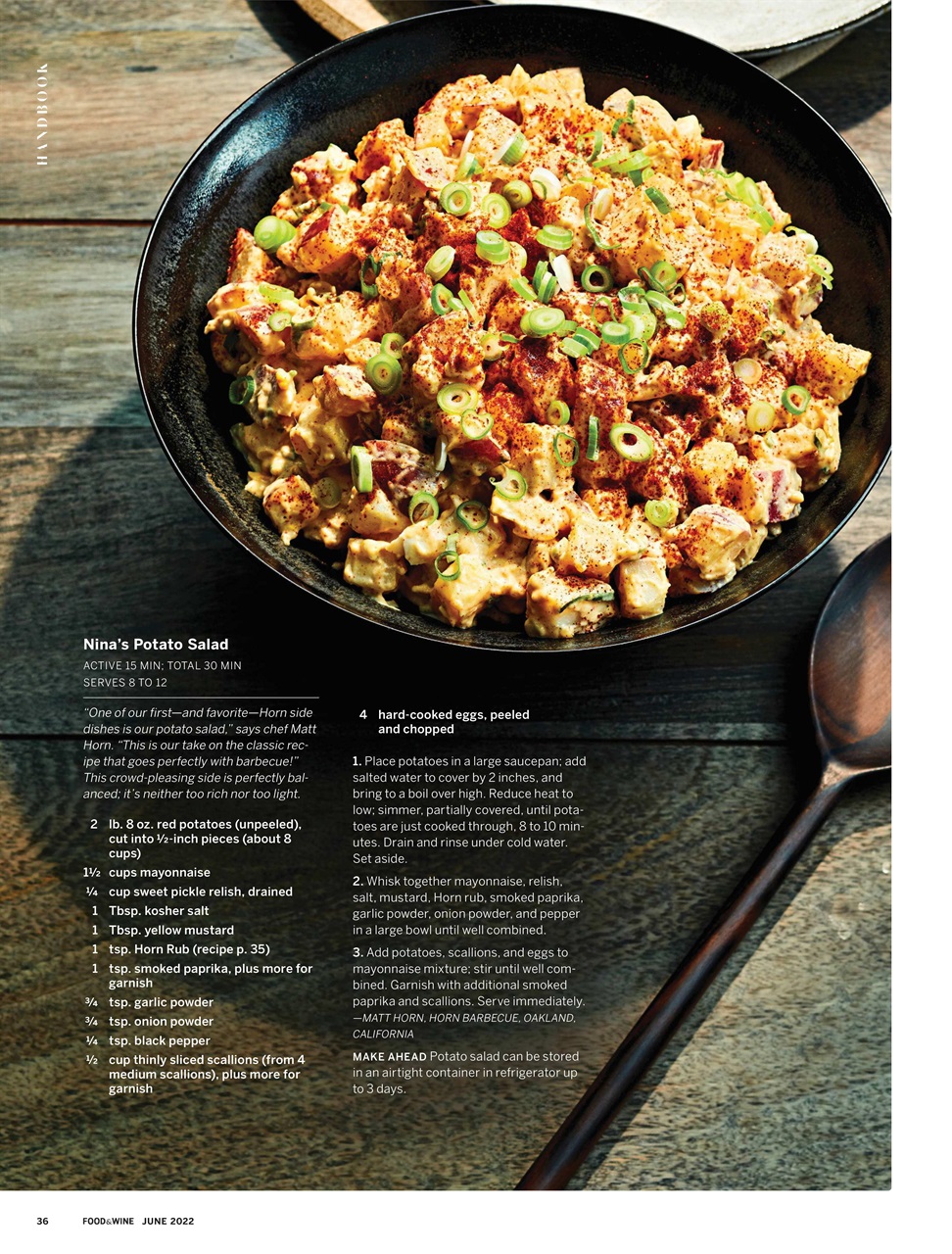 Food & Wine Preview Pages
