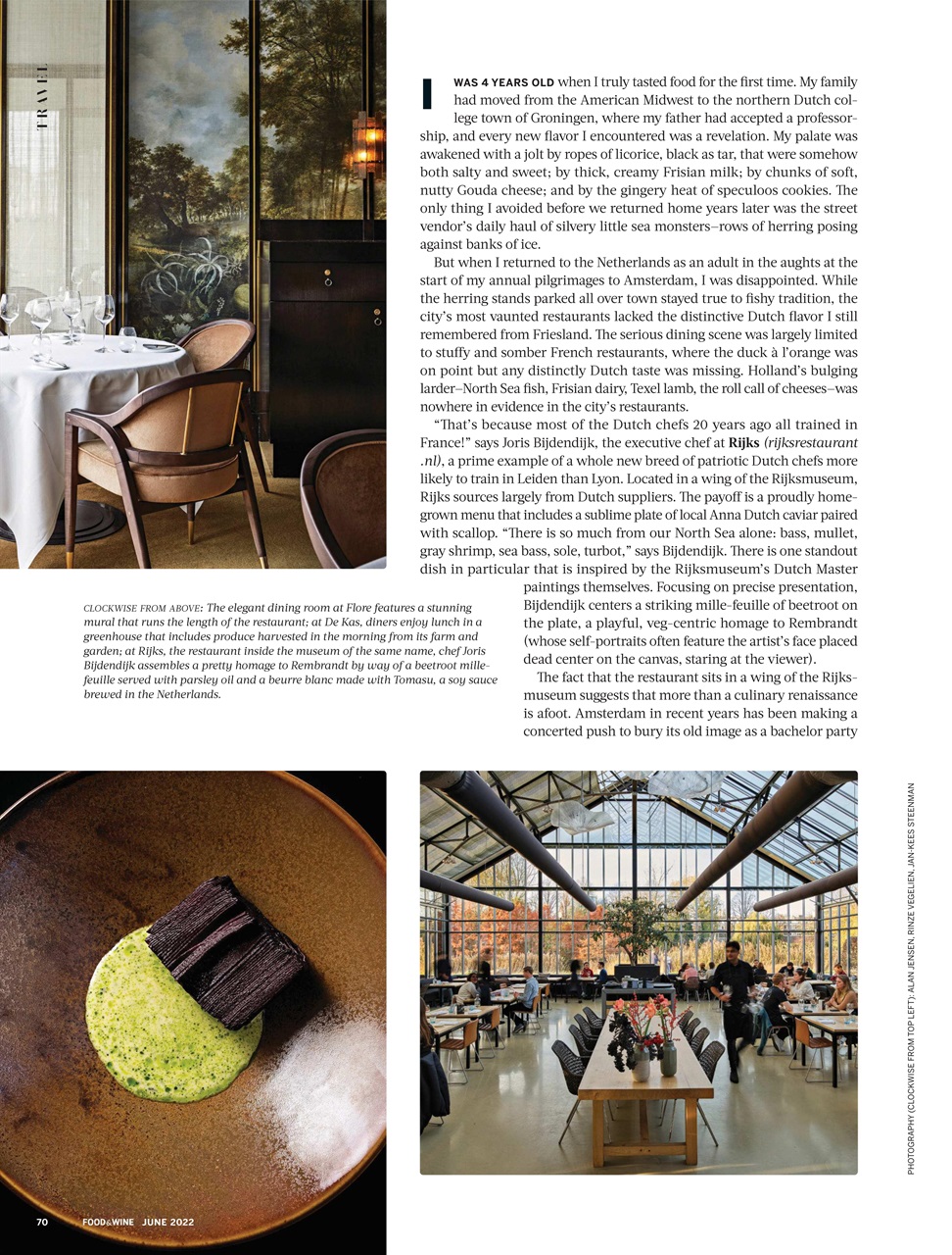 Food & Wine Preview Pages