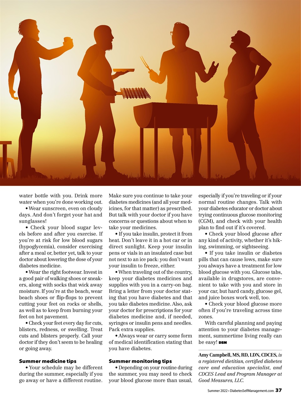 Diabetes Self-Management Preview Pages