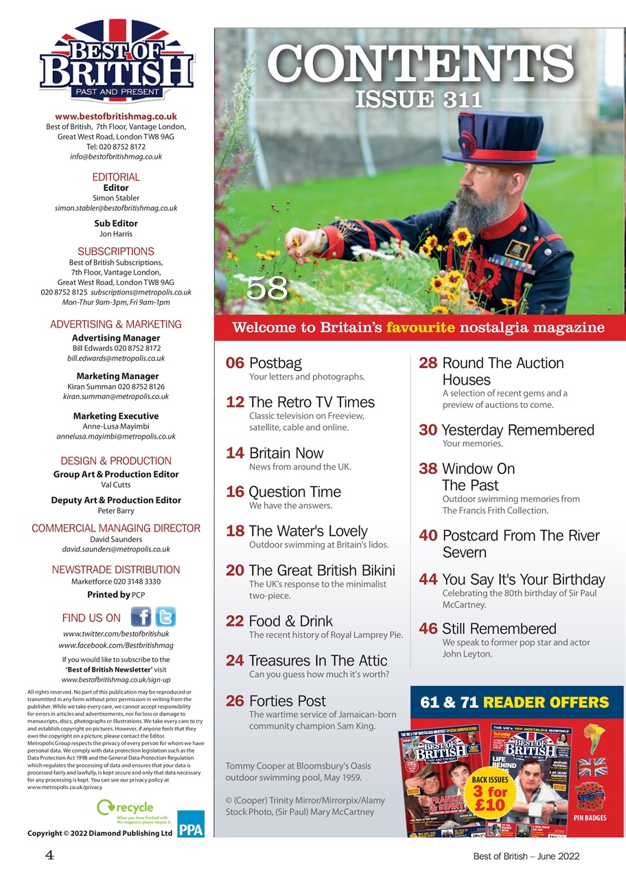 Best of British Preview Pages