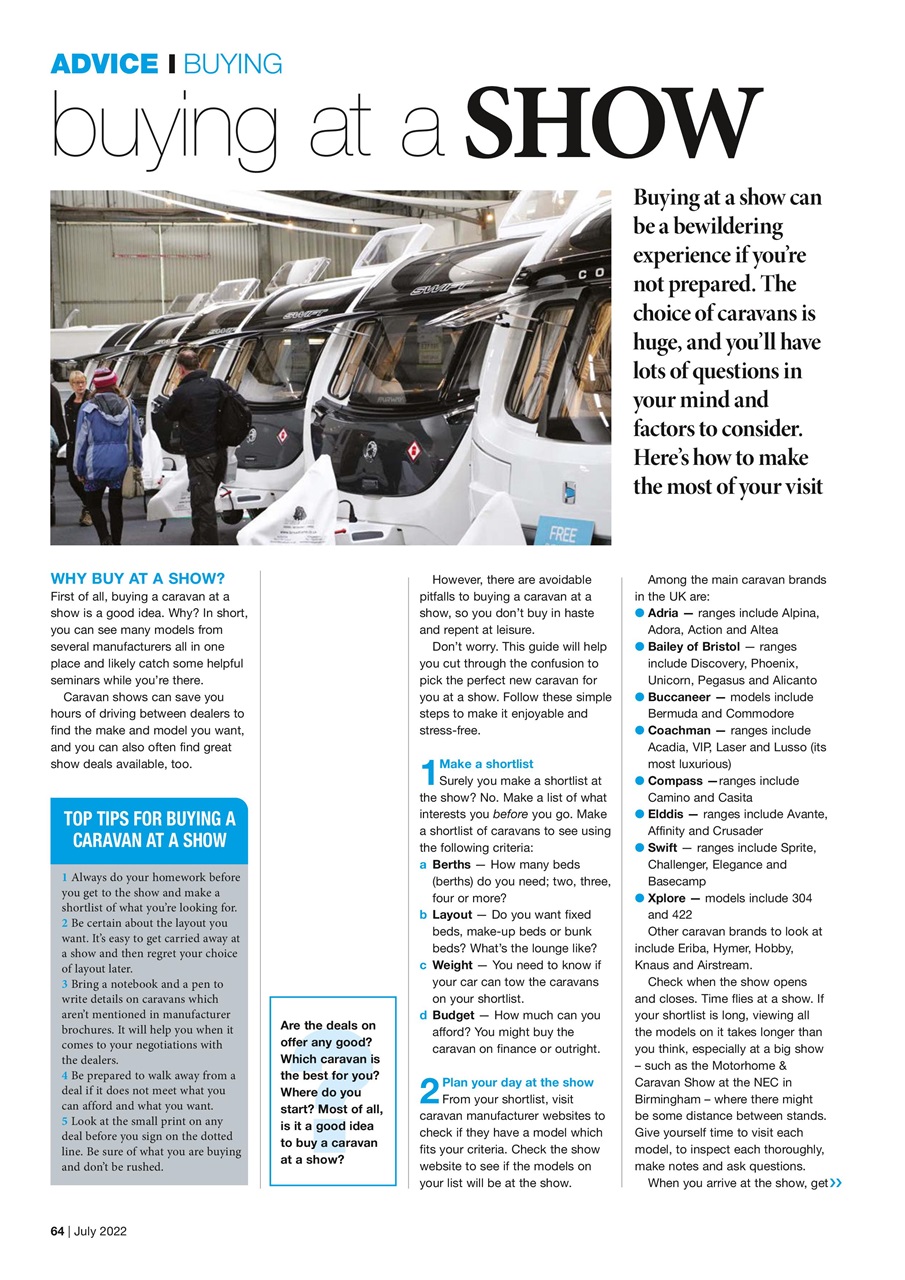 Caravan Magazine Preview Pages