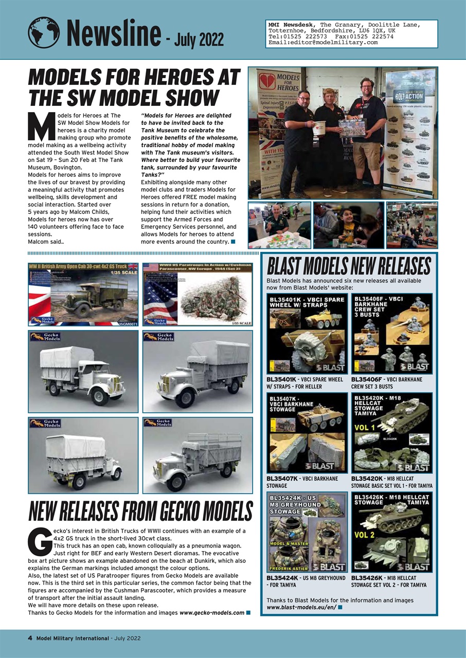 Military Modelling International Magazine Preview Pages