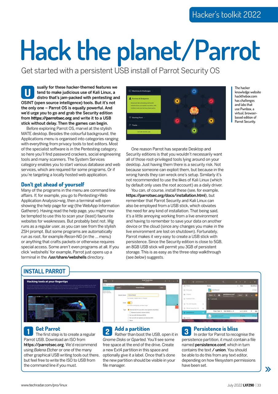 Linux Format Preview Pages