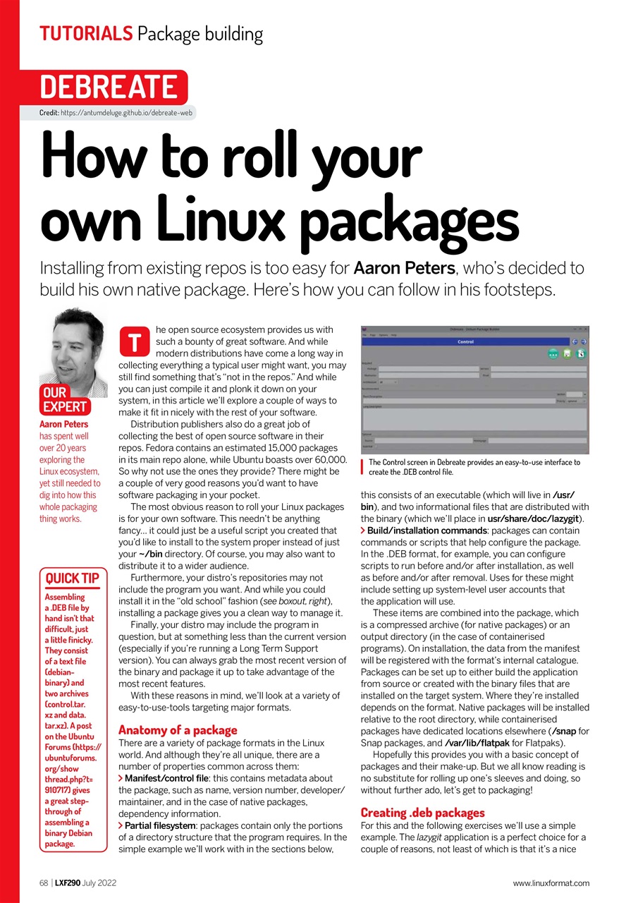 Linux Format Preview Pages