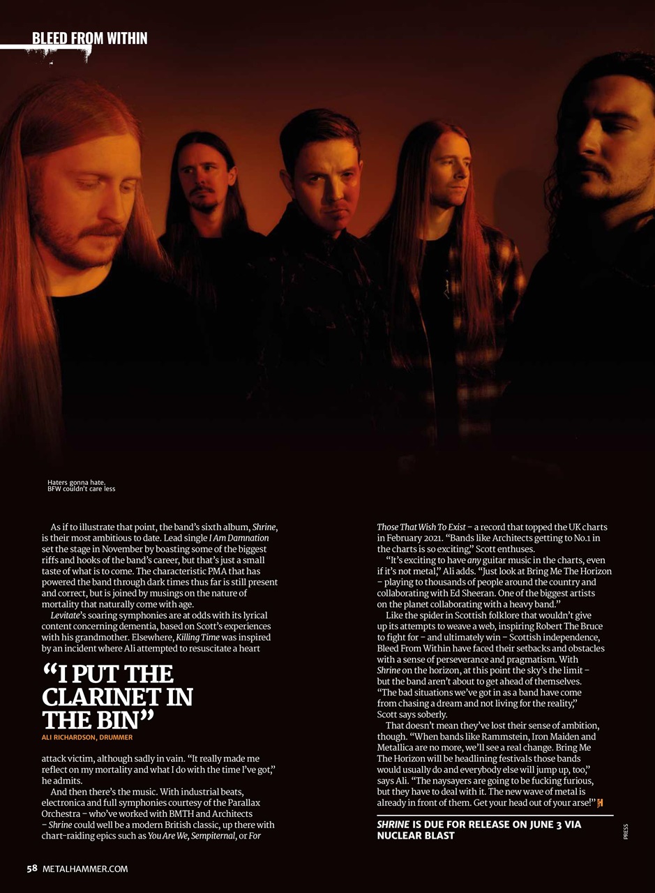 Metal Hammer Preview Pages