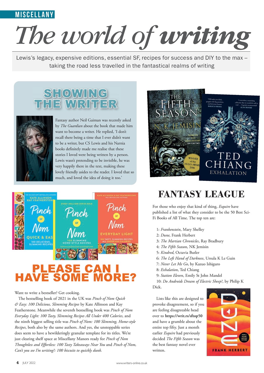 Writing Magazine Preview Pages