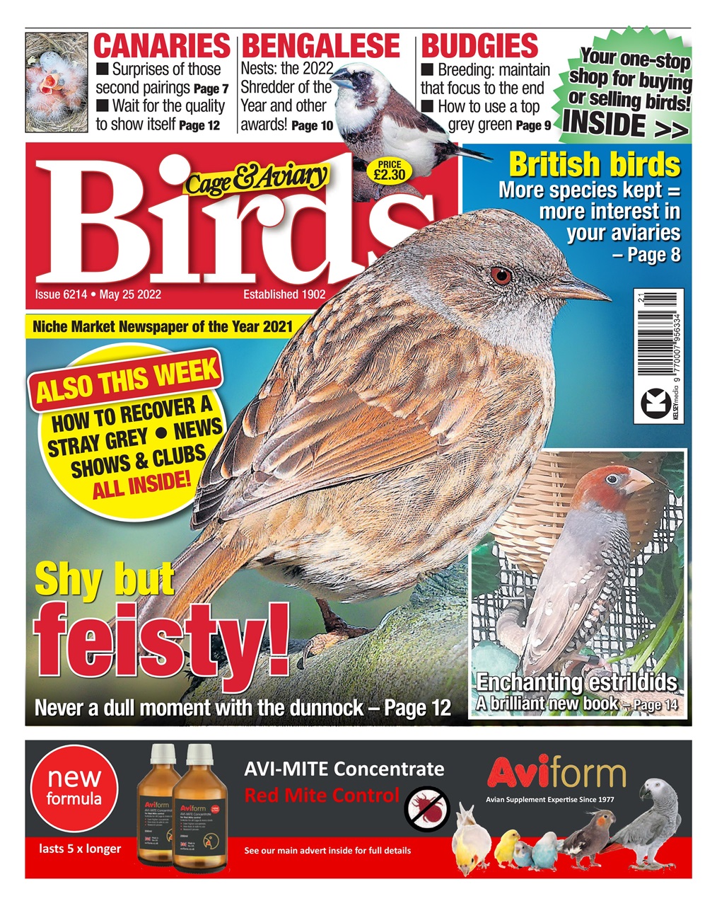 Cage & Aviary Birds Preview Pages