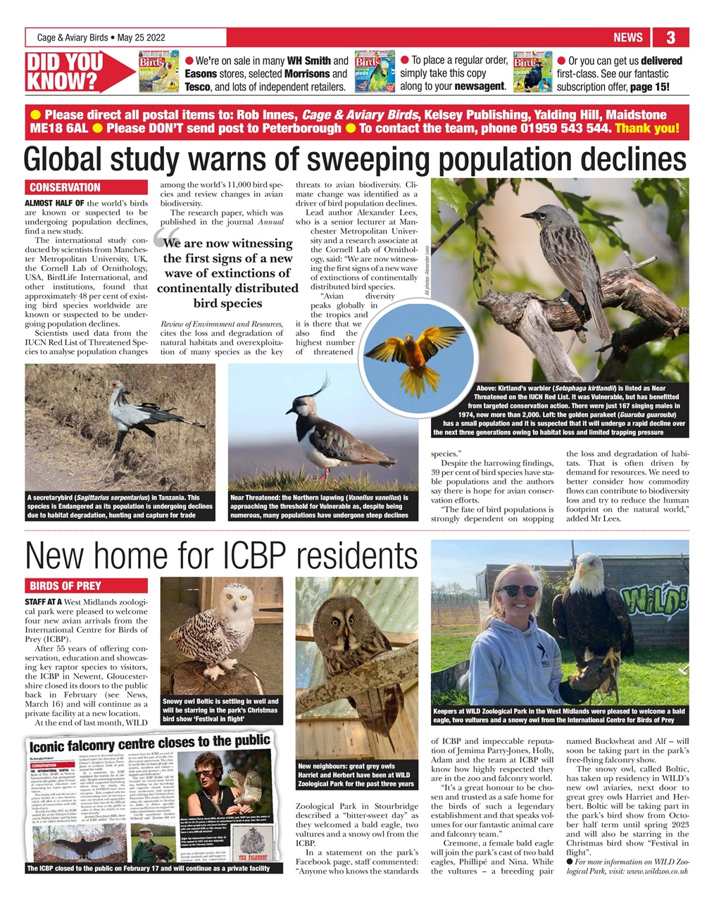 Cage & Aviary Birds Preview Pages