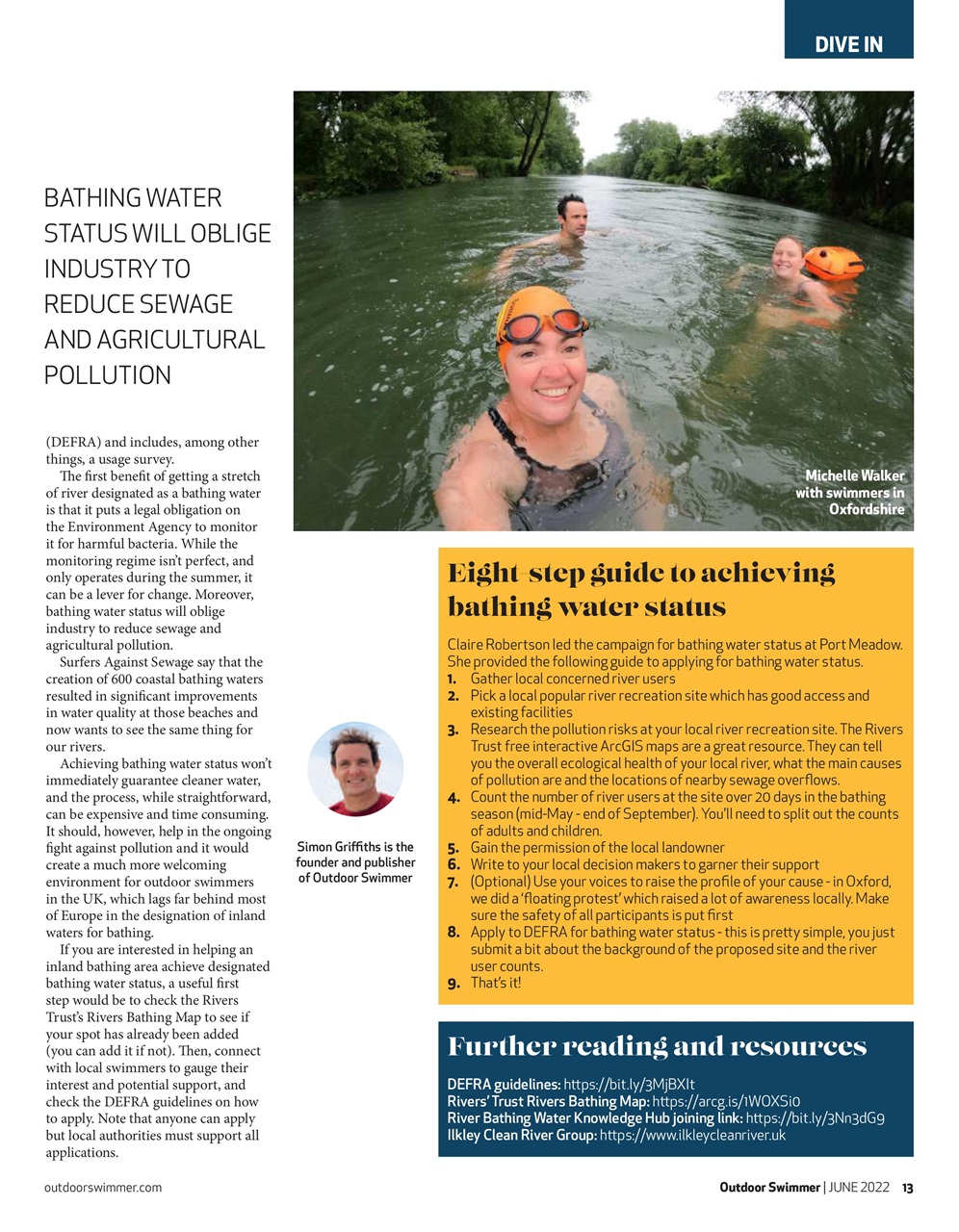 Outdoor Swimmer Preview Pages