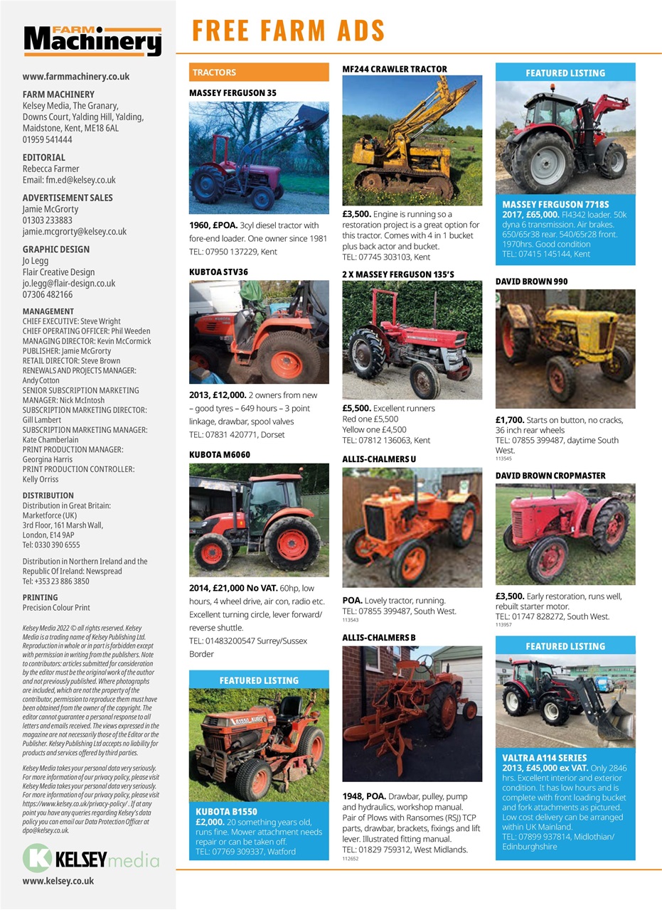 Farm Machinery Preview Pages