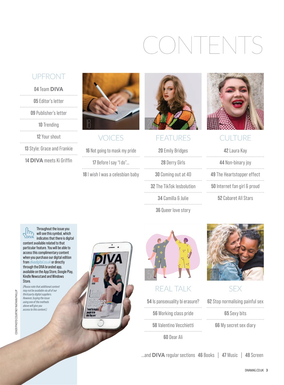 DIVA Magazine Preview Pages