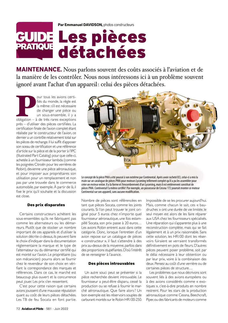 Aviation et Pilote Preview Pages