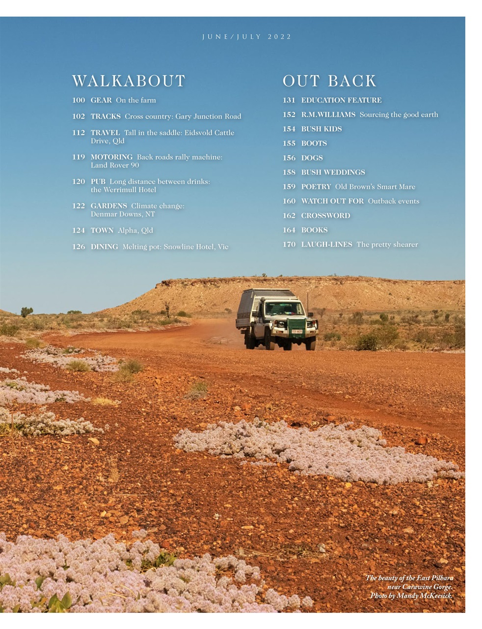 OUTBACK Magazine Preview Pages