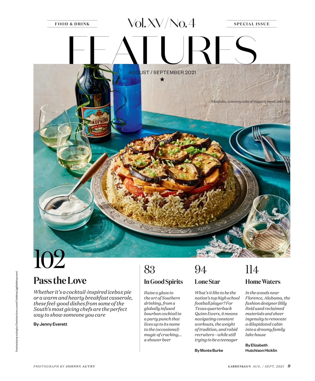 Garden and Gun Magazine Preview Pages