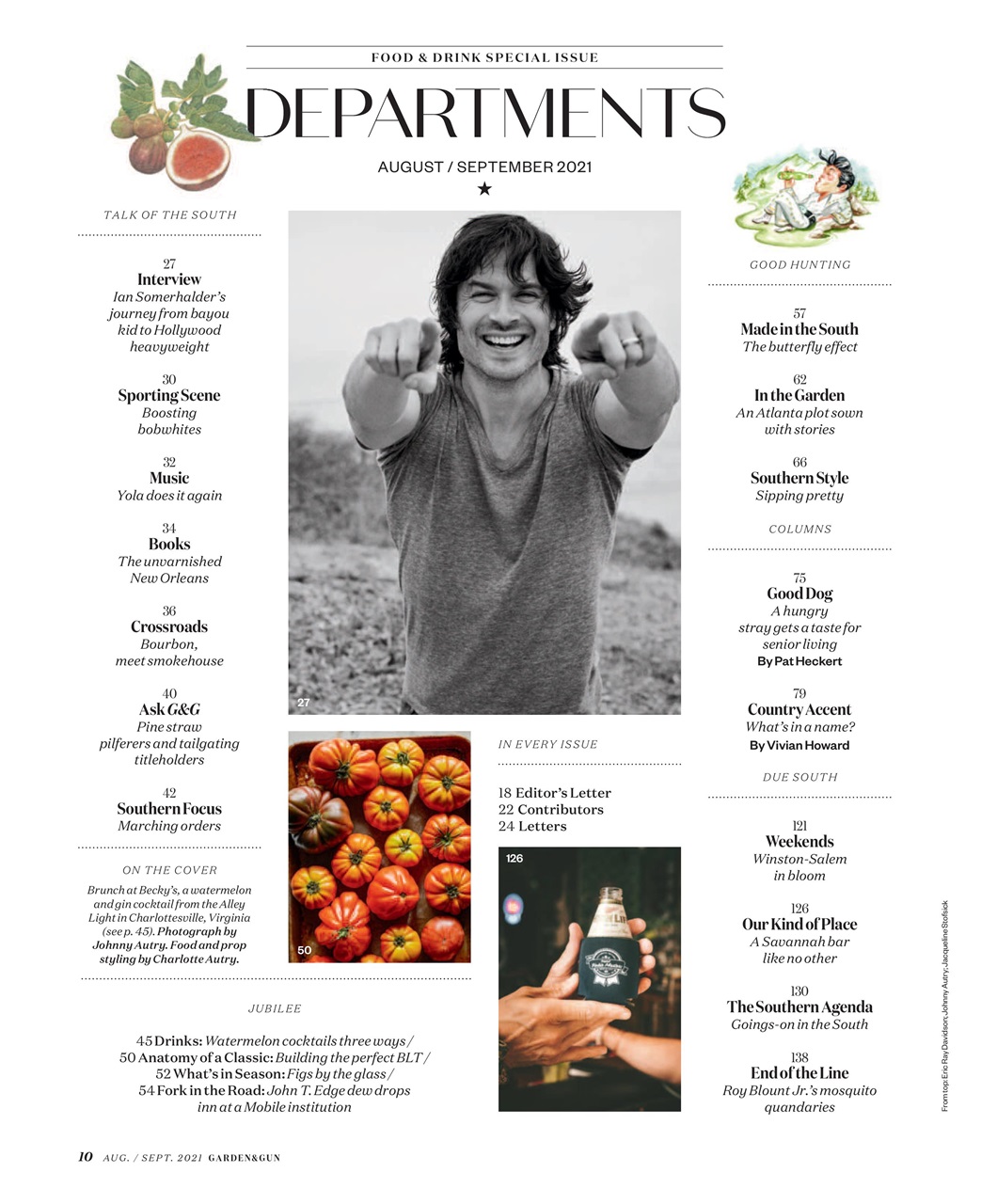 Garden and Gun Magazine Preview Pages