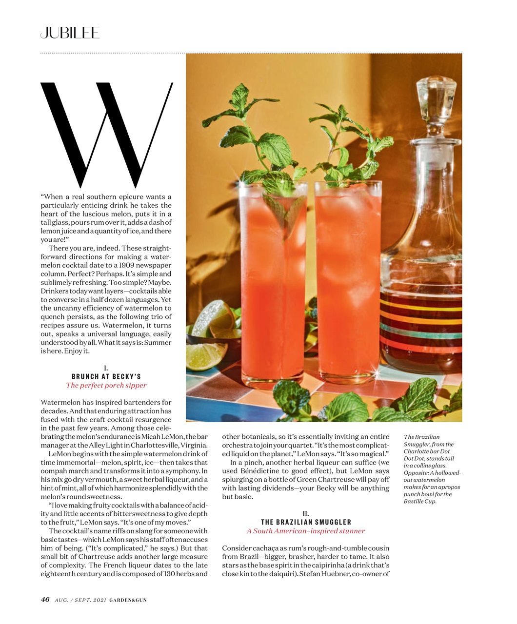 Garden and Gun Magazine Preview Pages