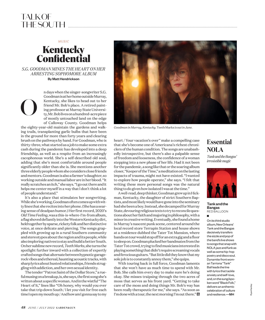Garden and Gun Magazine Preview Pages