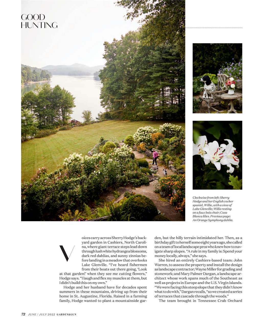 Garden and Gun Magazine Preview Pages