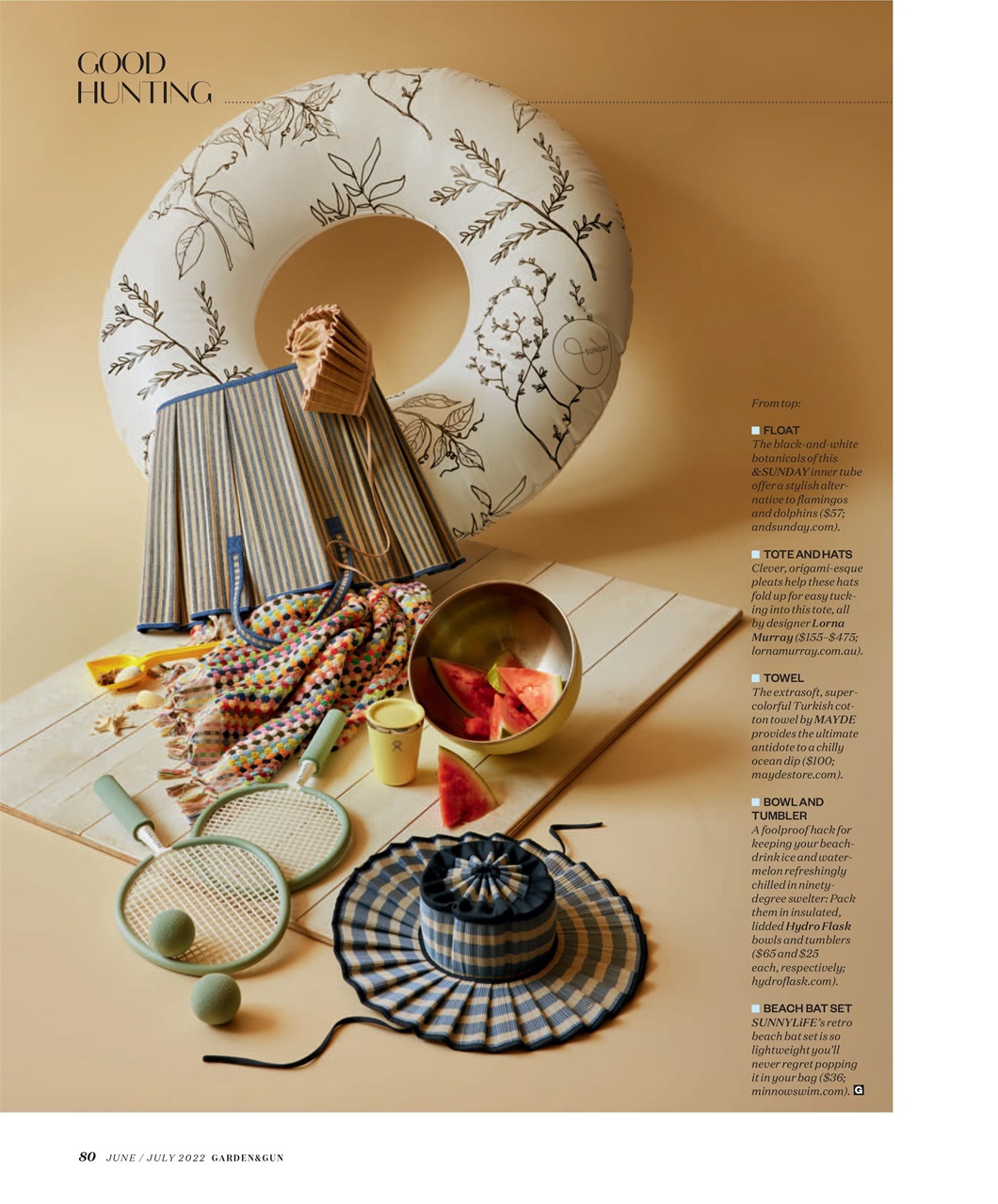 Garden and Gun Magazine Preview Pages