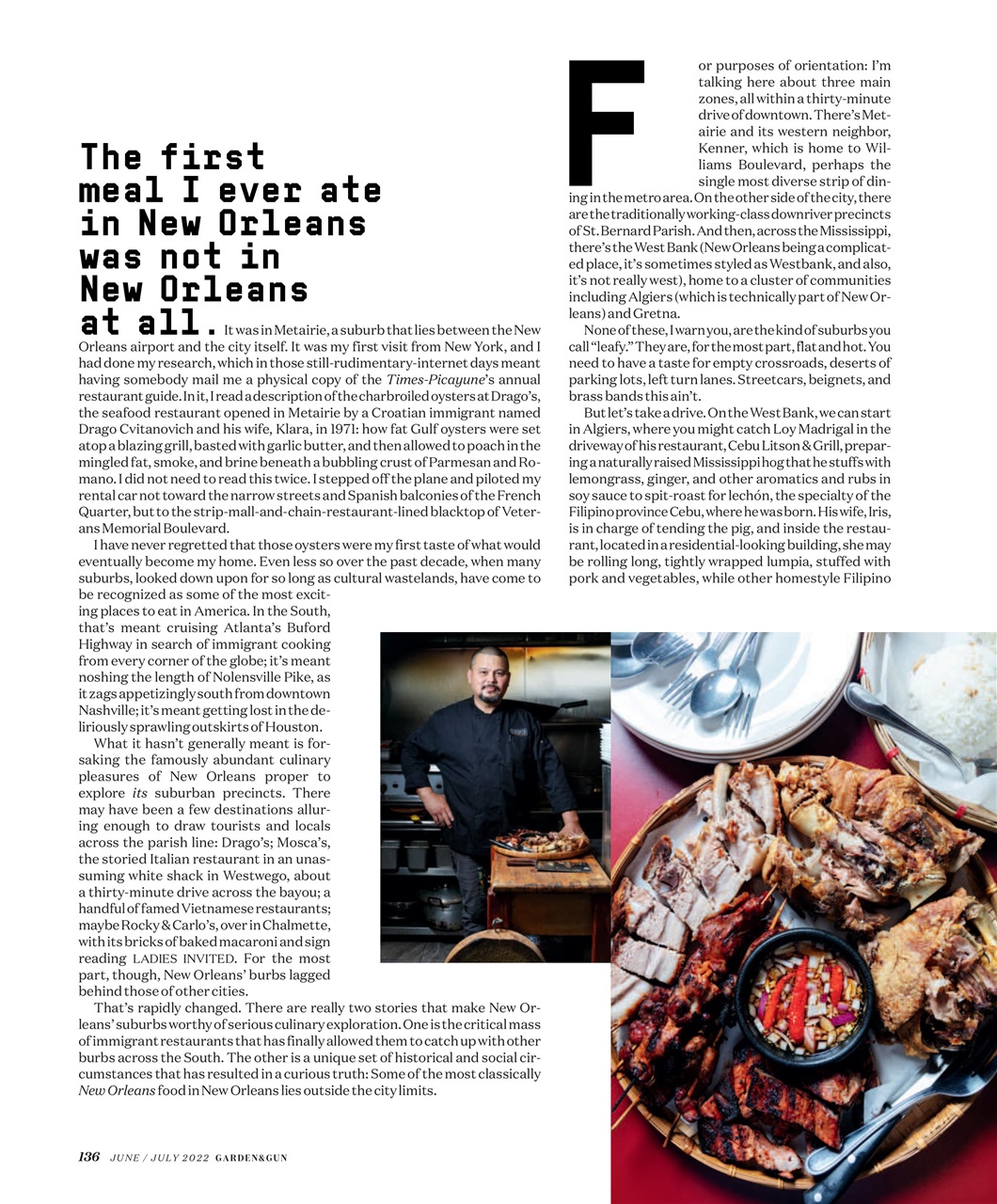 Garden and Gun Magazine Preview Pages