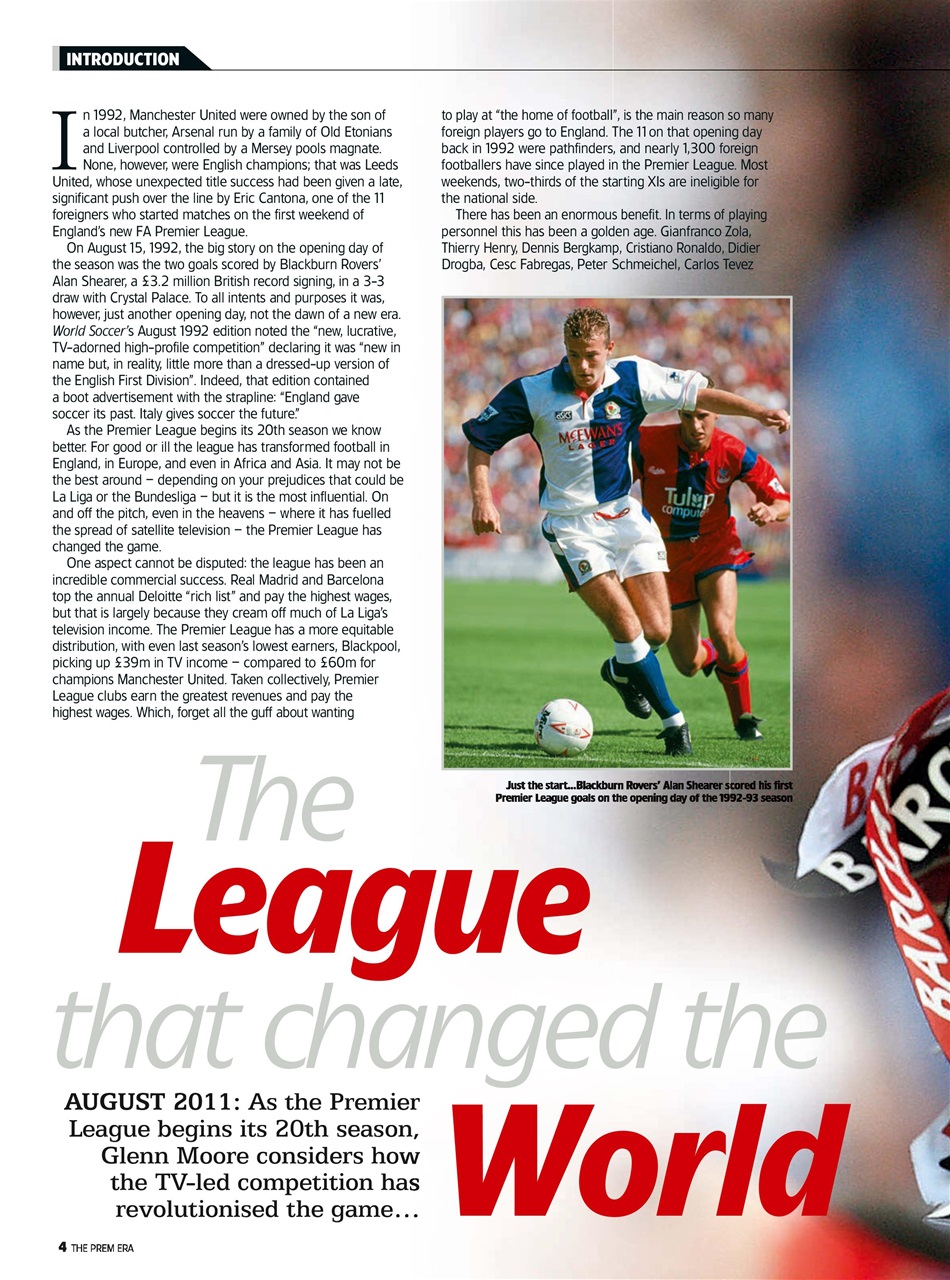 World Soccer Presents Preview Pages