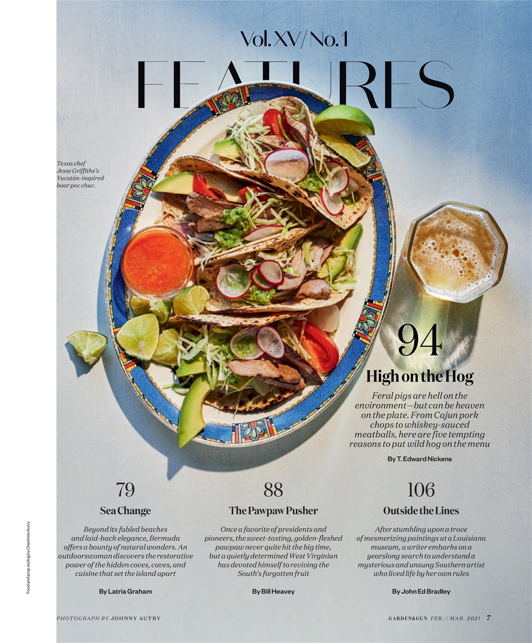Garden and Gun Magazine Preview Pages