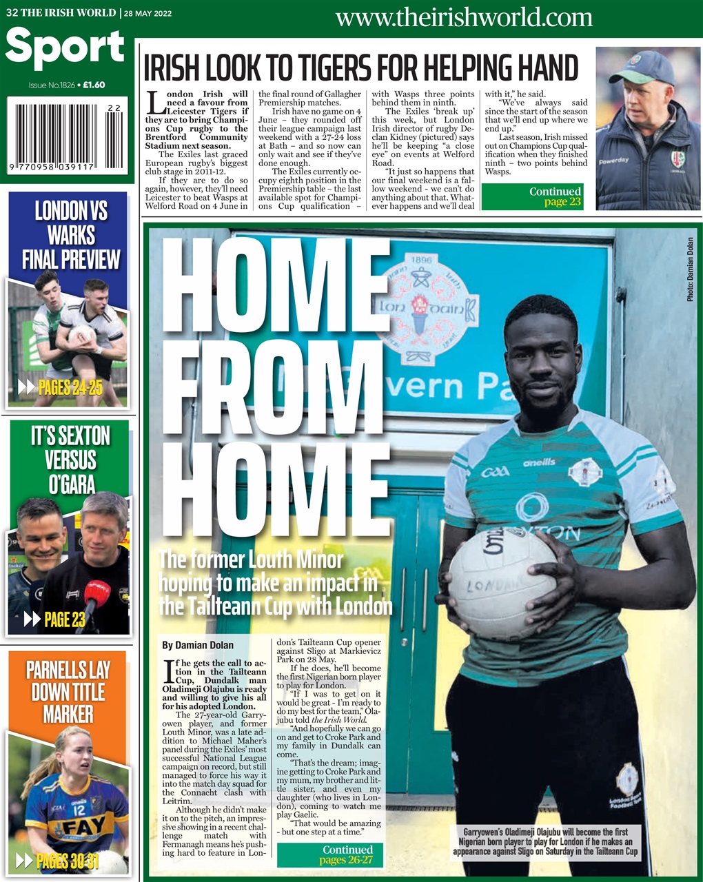 Irish World Preview Pages