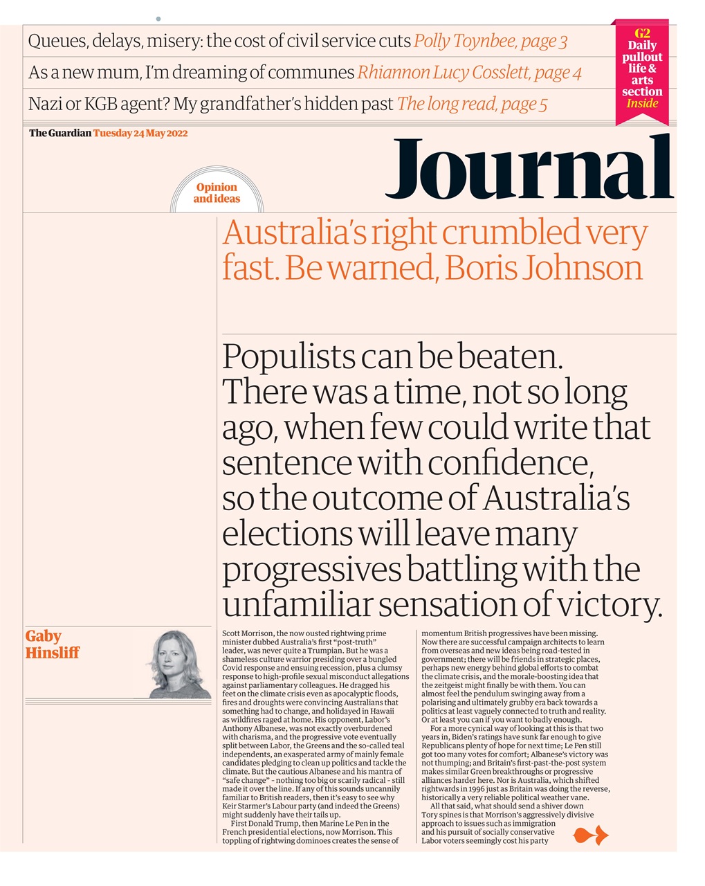 The Guardian Newspaper Preview Pages