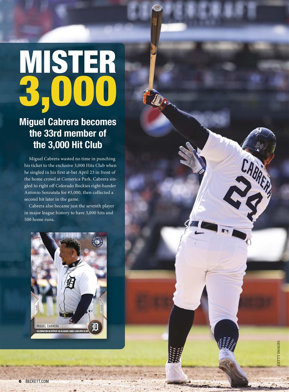 Beckett Baseball Magazine Preview Pages