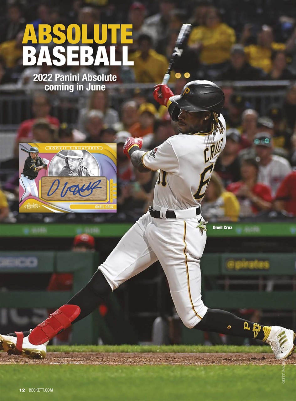 Beckett Baseball Magazine Preview Pages