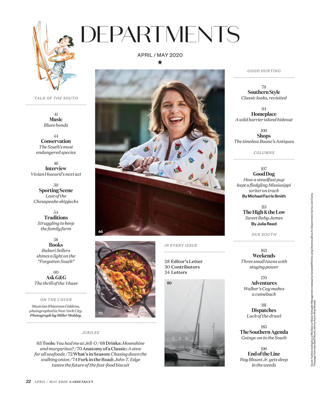 Garden and Gun Magazine Preview Pages