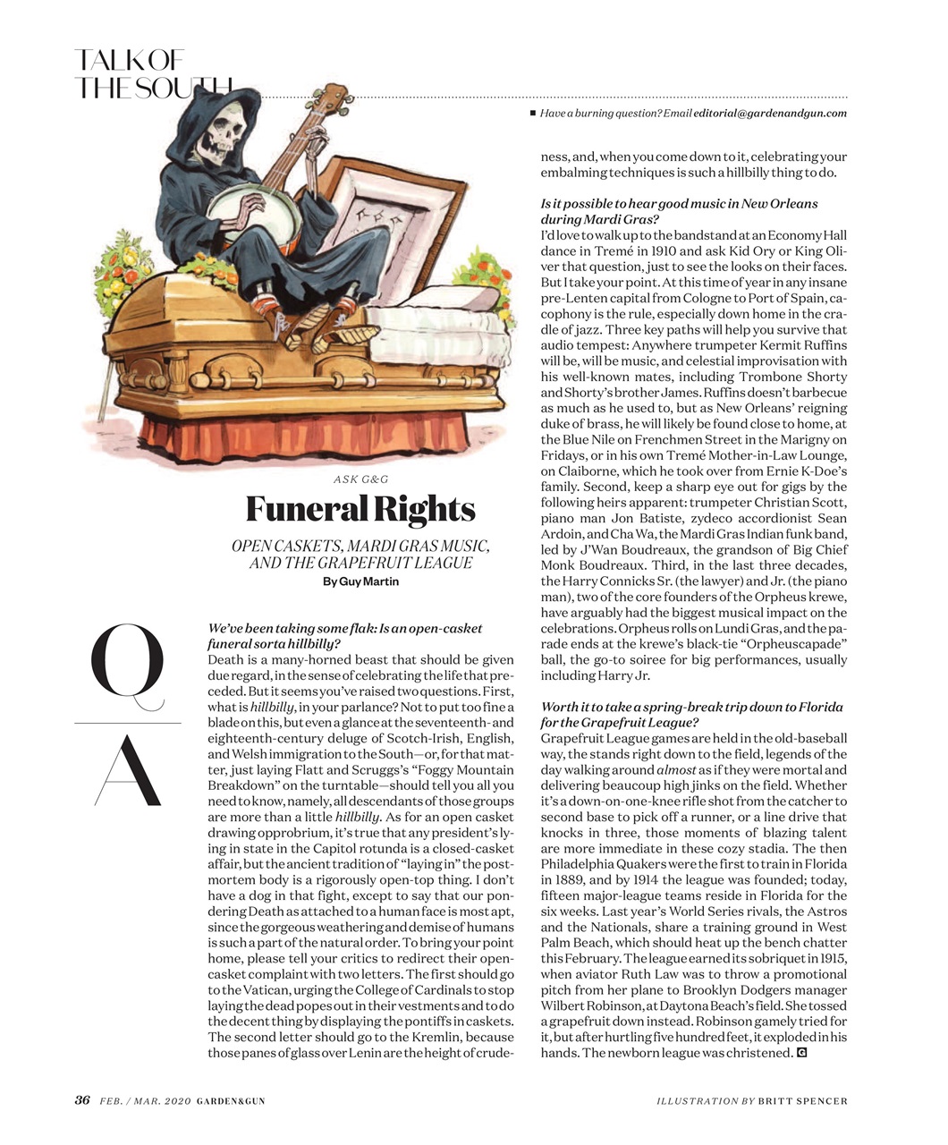 Garden and Gun Magazine Preview Pages