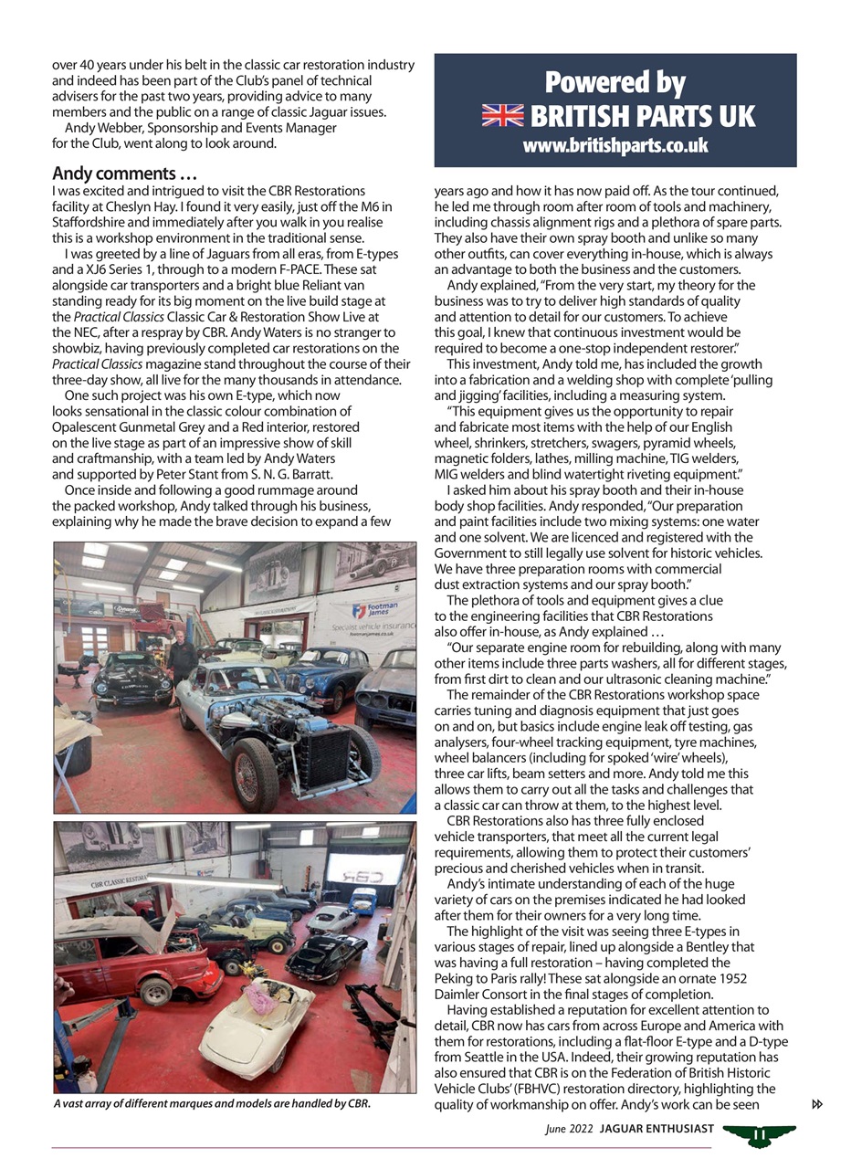 Jaguar Enthusiast Preview Pages