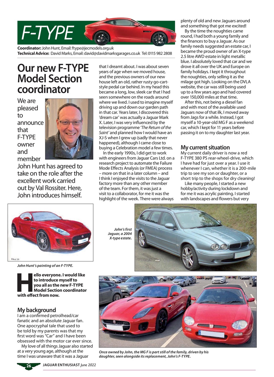 Jaguar Enthusiast Preview Pages