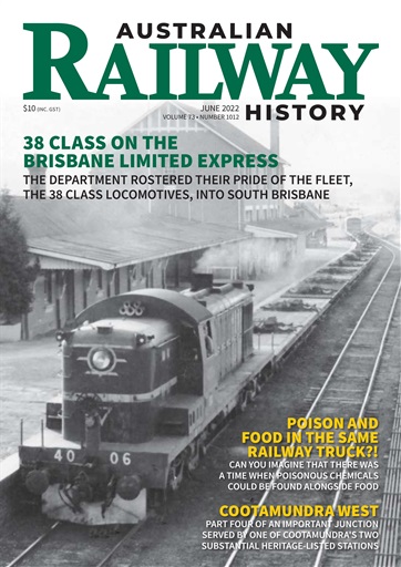 Australian Railway History issue 