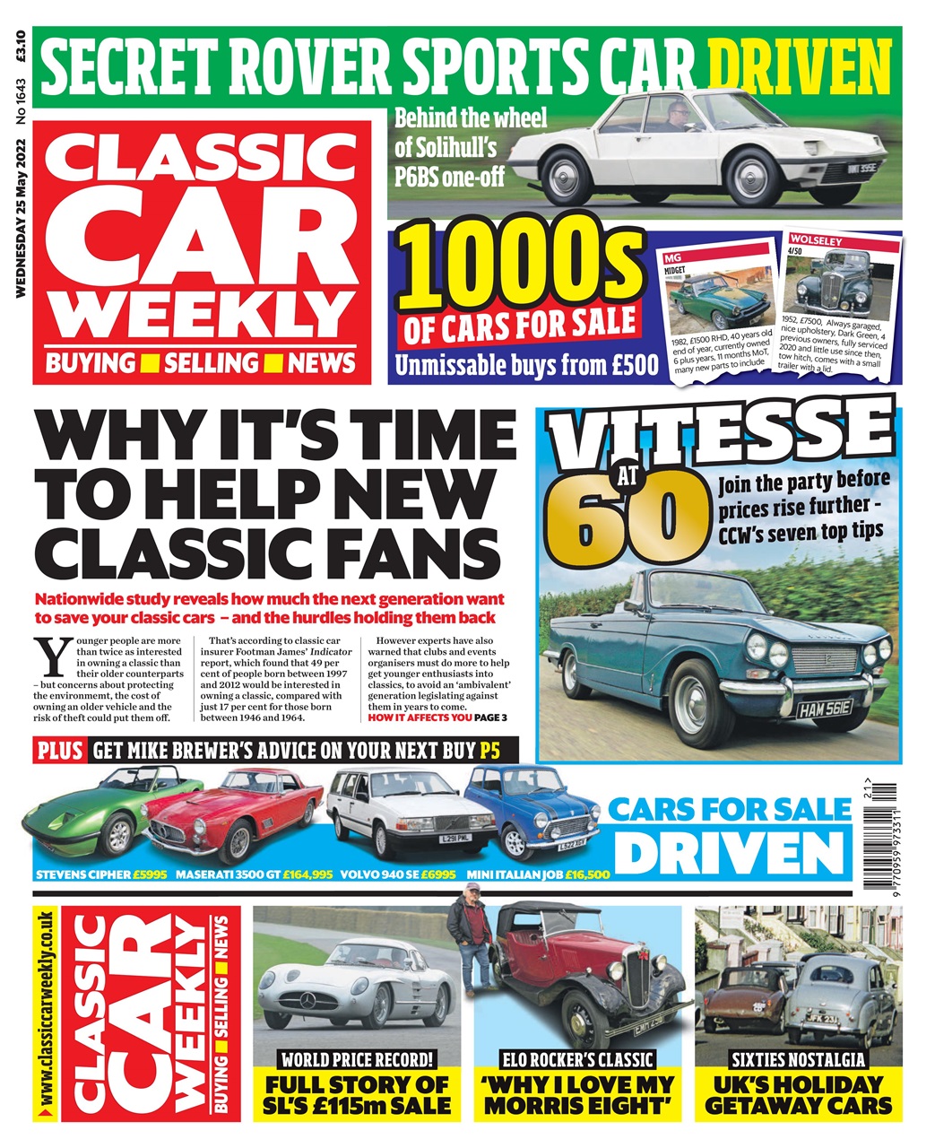 Classic Car Weekly Preview Pages