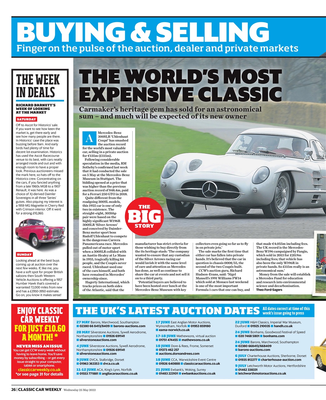 Classic Car Weekly Preview Pages