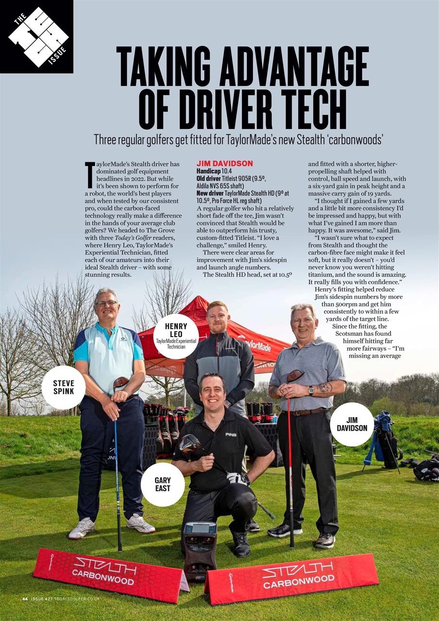 Today's Golfer Preview Pages