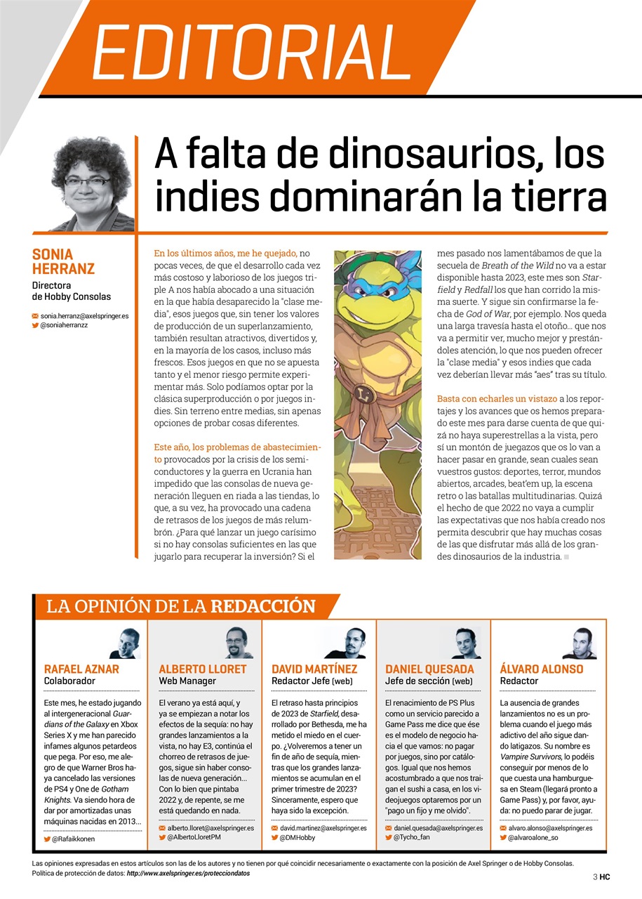 Hobby Consolas Preview Pages