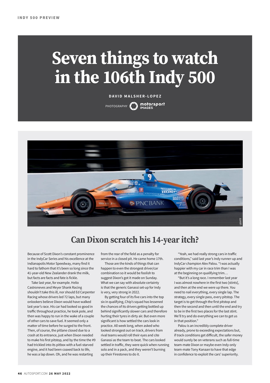 Autosport Preview Pages