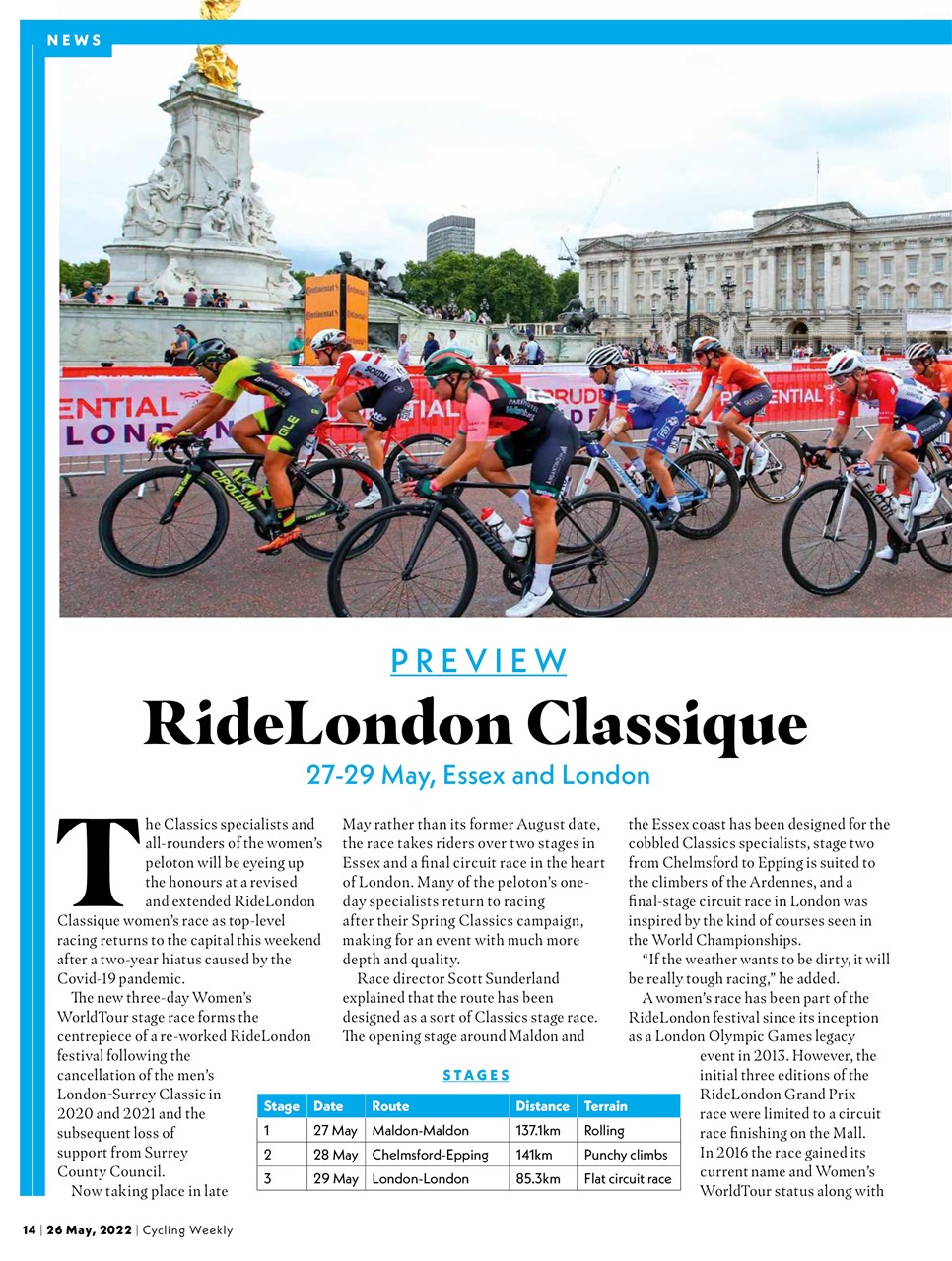 Cycling Weekly Preview Pages
