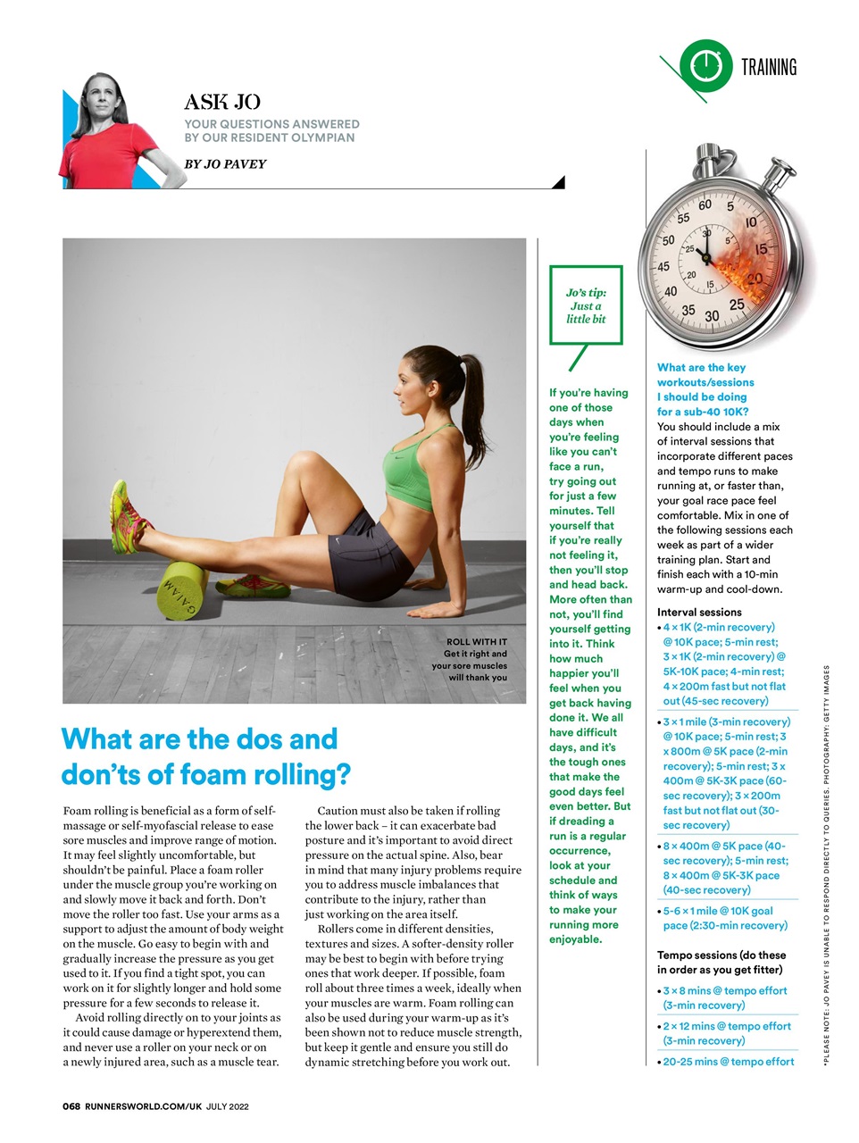 Runner's World Preview Pages