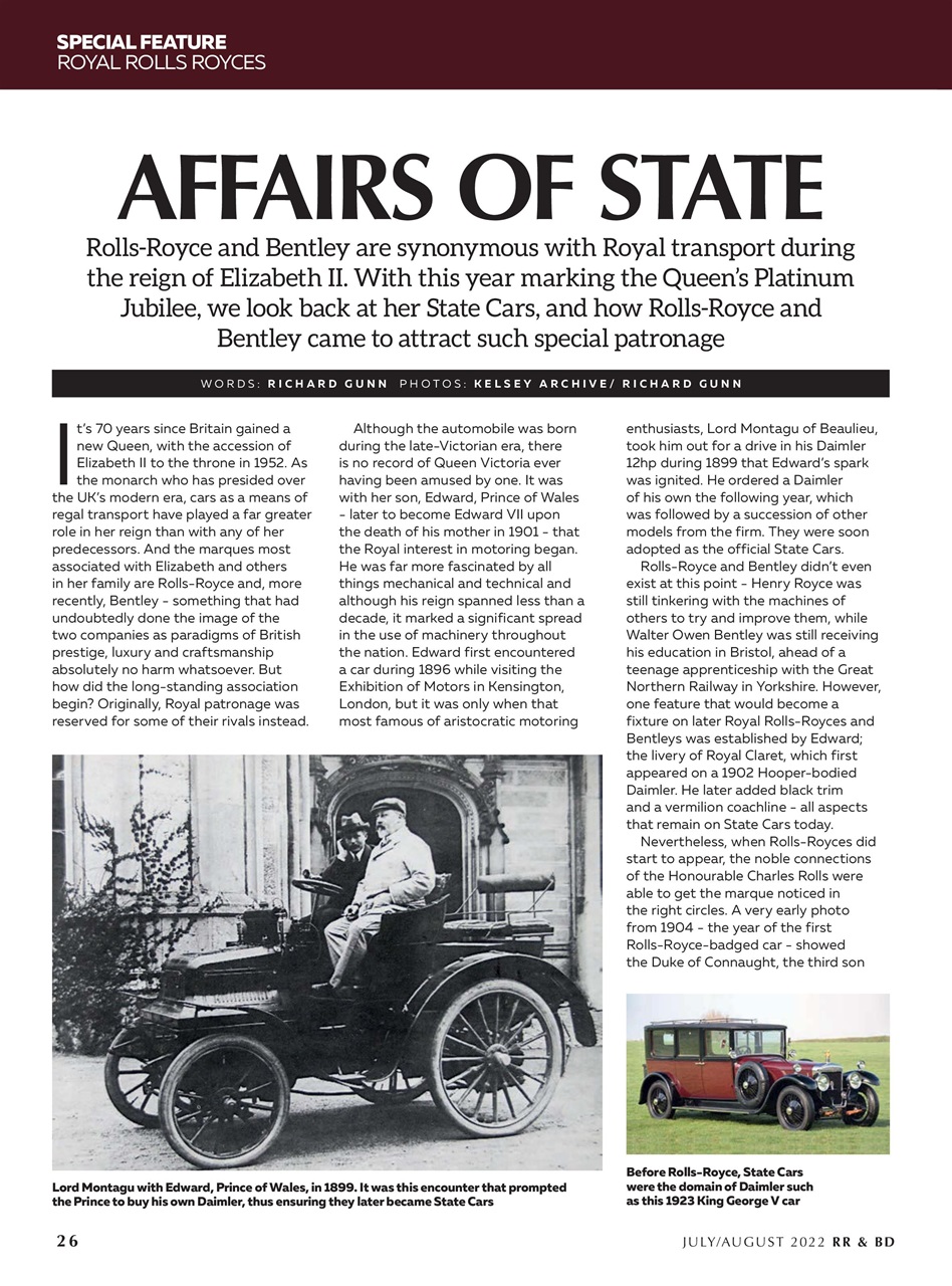 Rolls-Royce & Bentley Driver Preview Pages