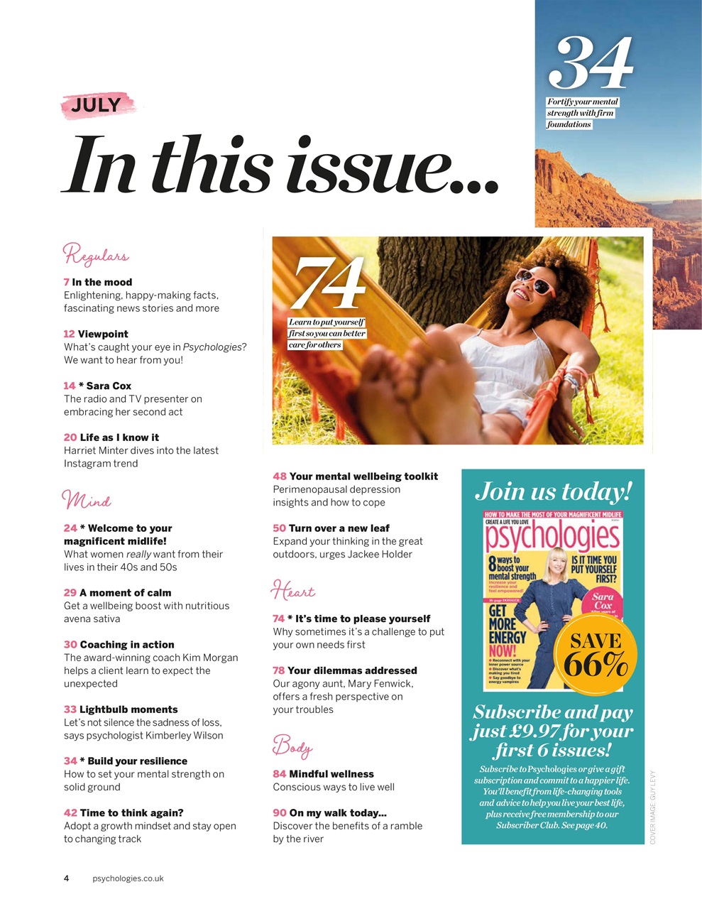 Psychologies Preview Pages