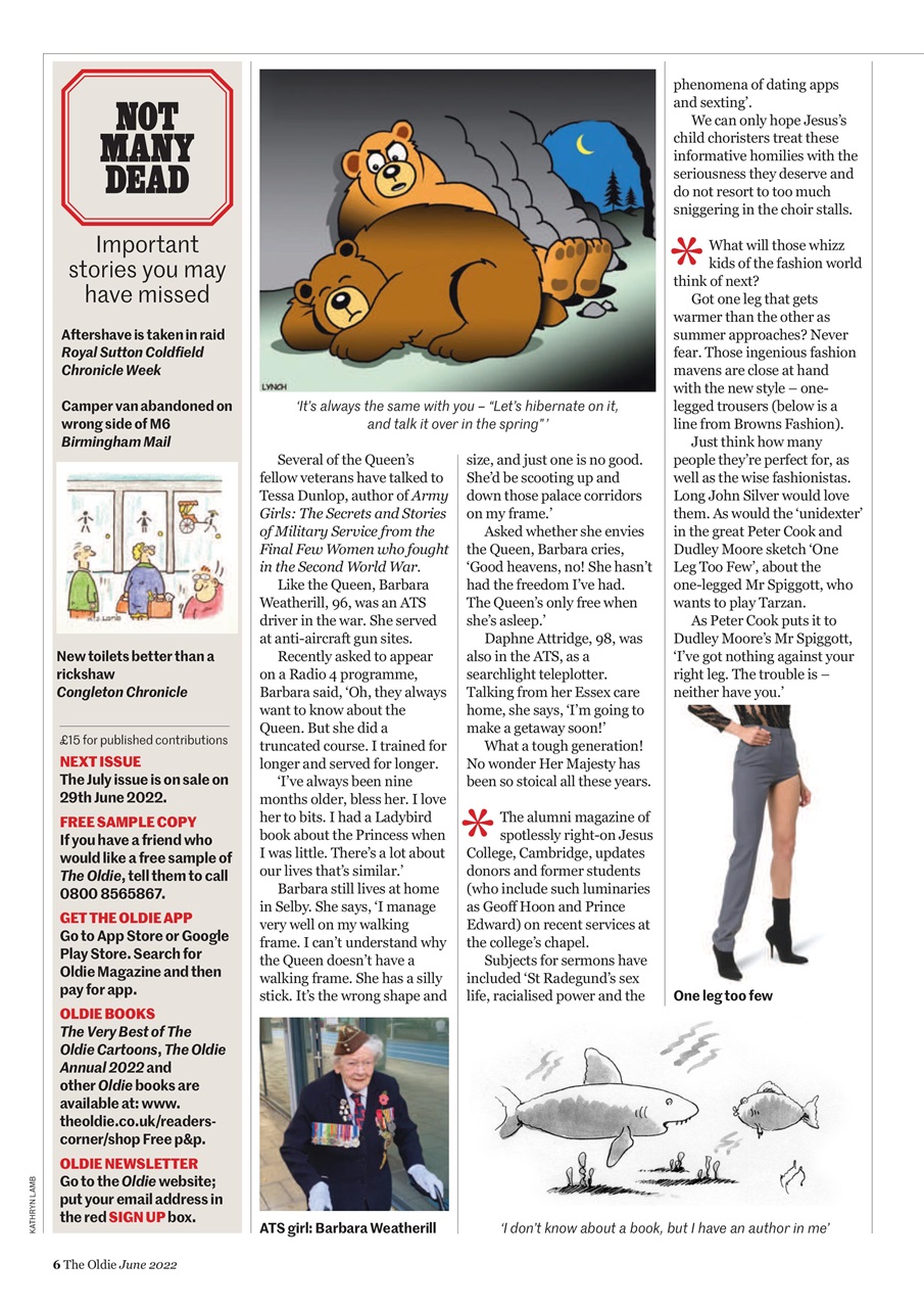 The Oldie Preview Pages