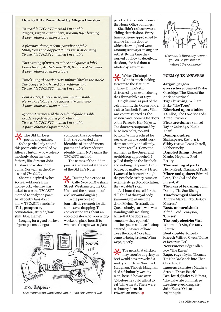 The Oldie Preview Pages