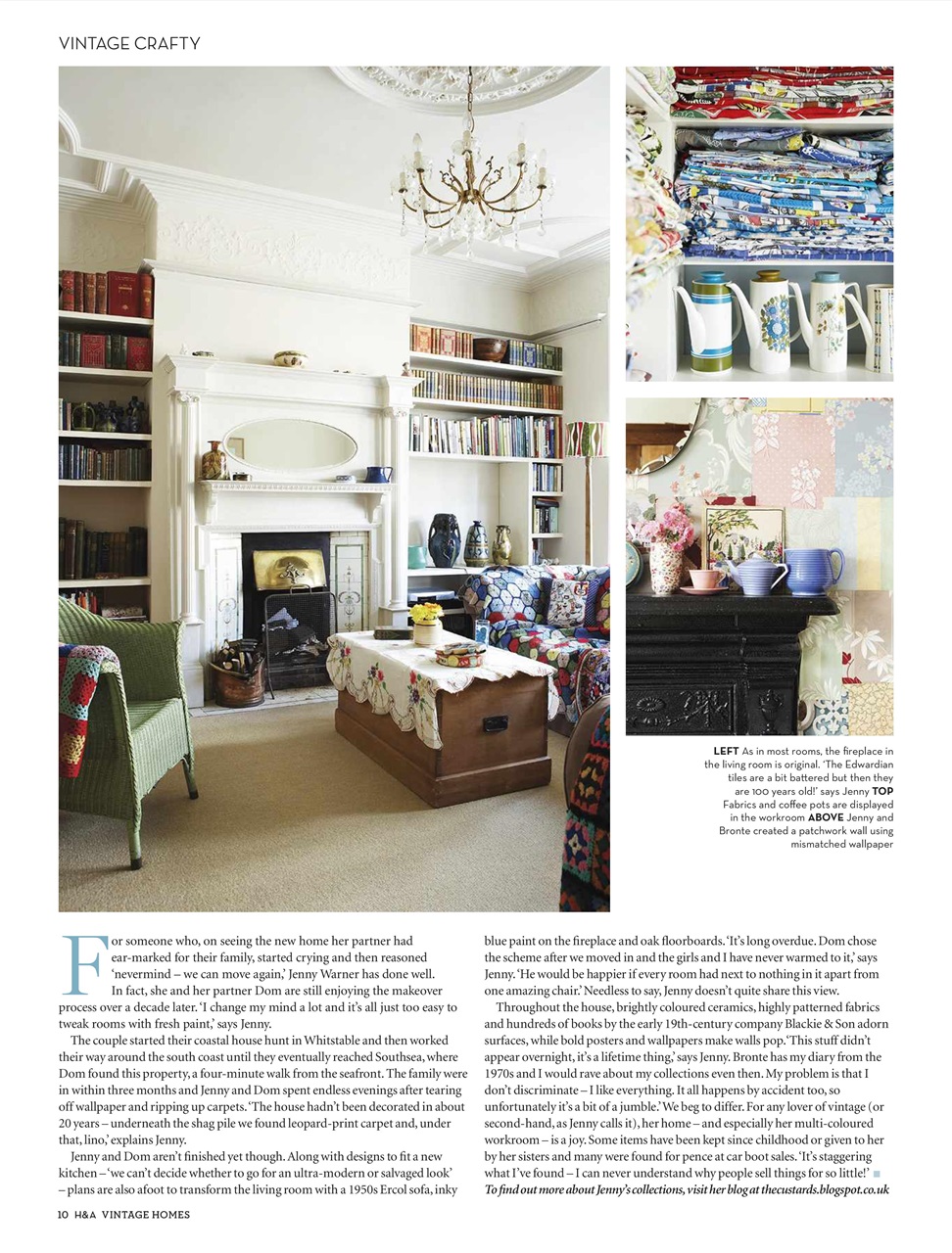 Homes & Antiques Magazine Preview Pages
