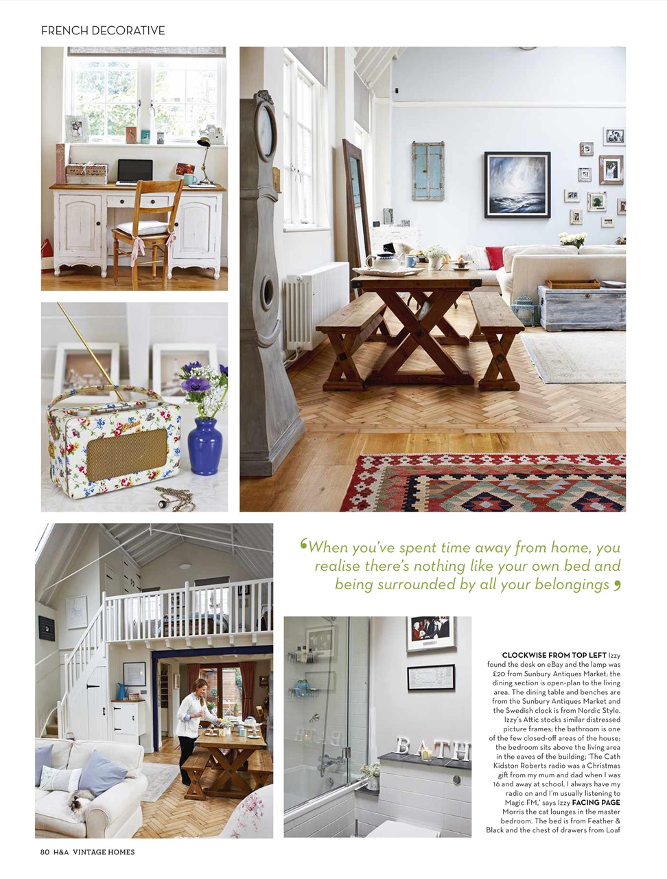 Homes & Antiques Magazine Preview Pages
