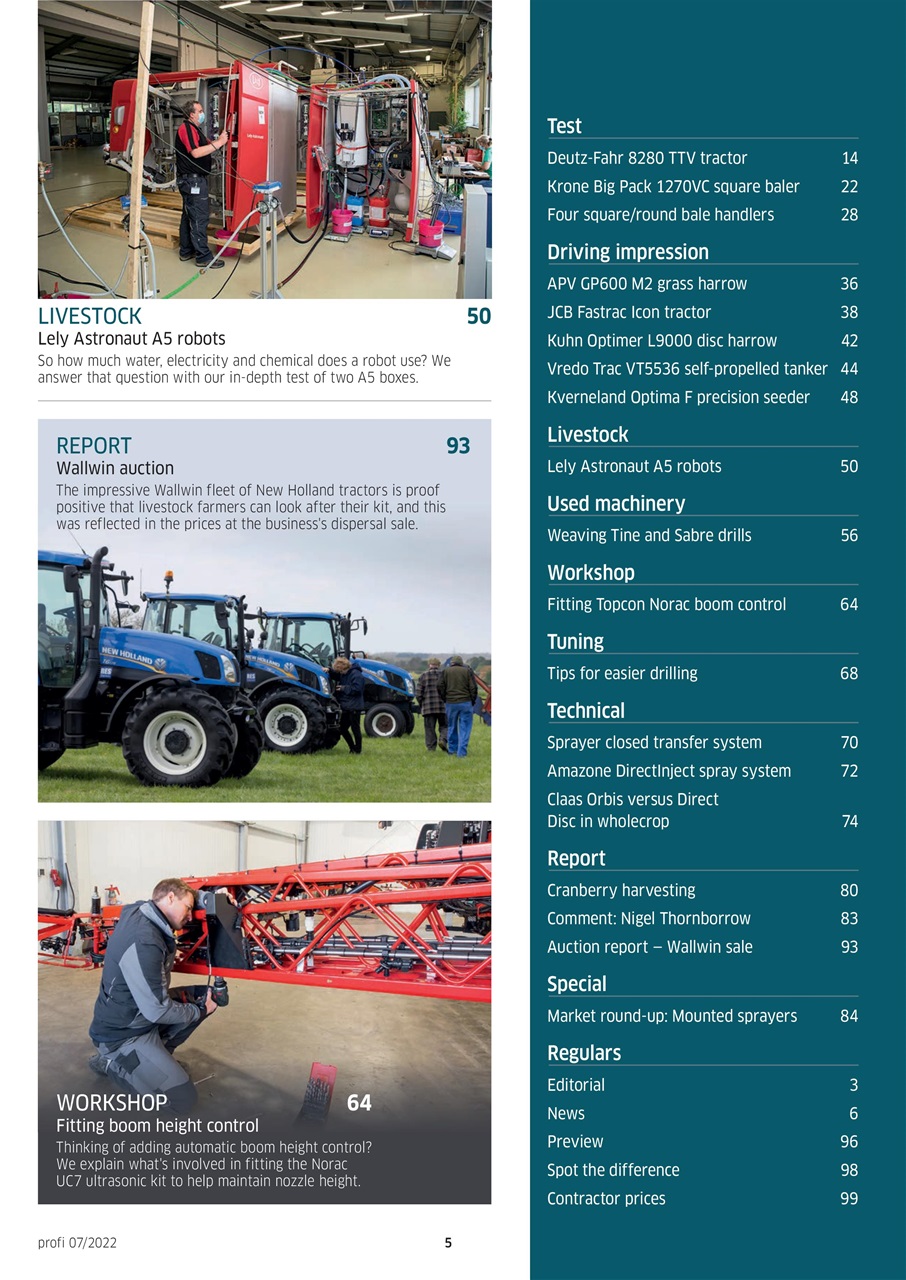 Profi International Preview Pages