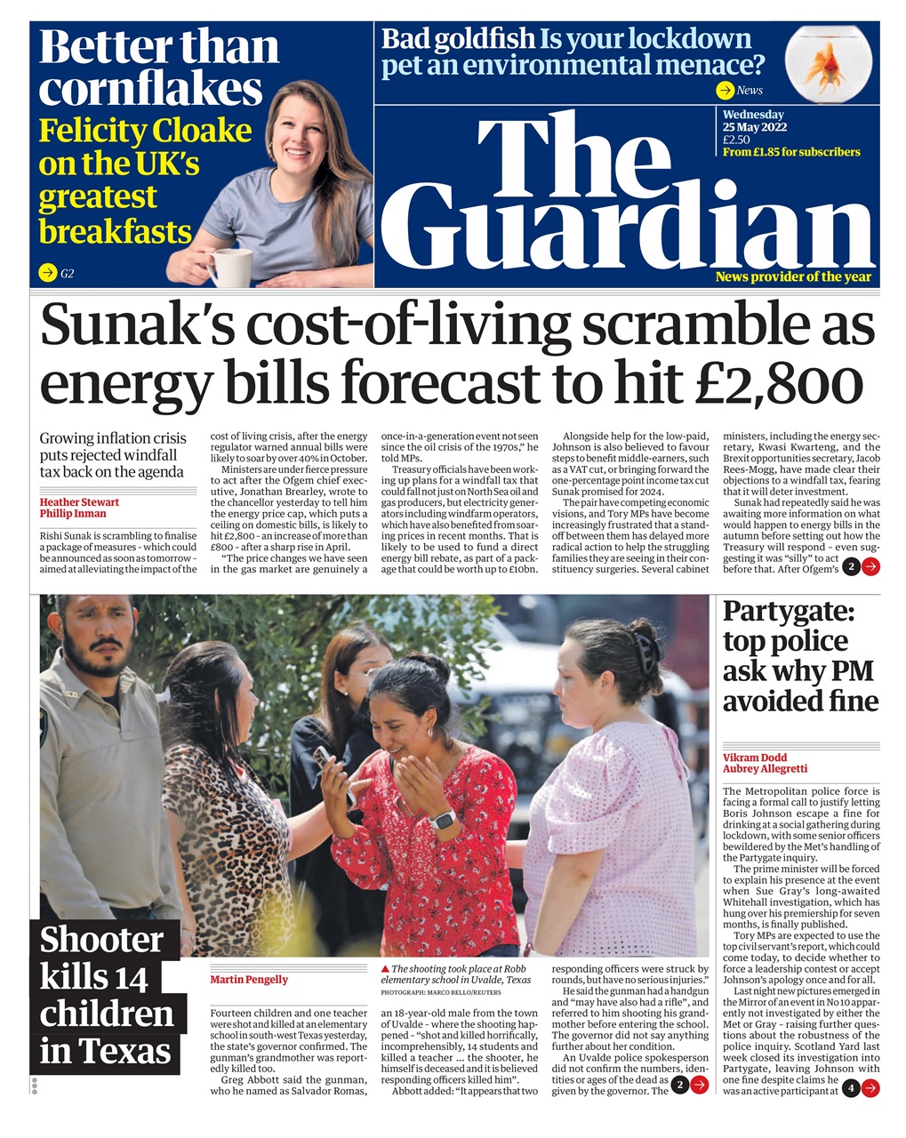 The Guardian Newspaper Preview Pages